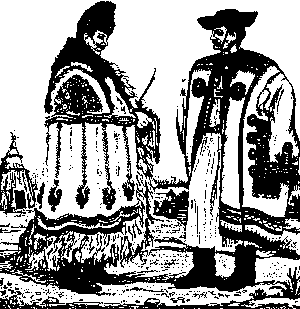 A két „szakrális” öltözék: a suba és a cifraszűr (Györffy I. nyomán)